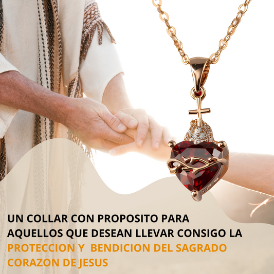 Collar De Protección y Bendición Sagrado Corazón De Jesús