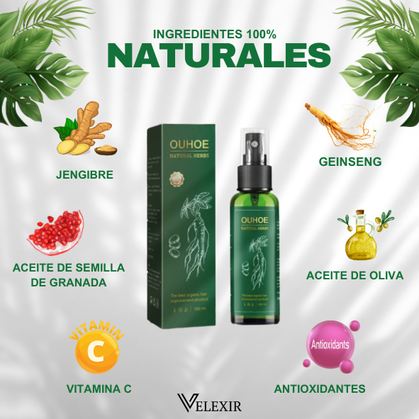 OUHOE® | Tónico de Crecimiento Capilar
