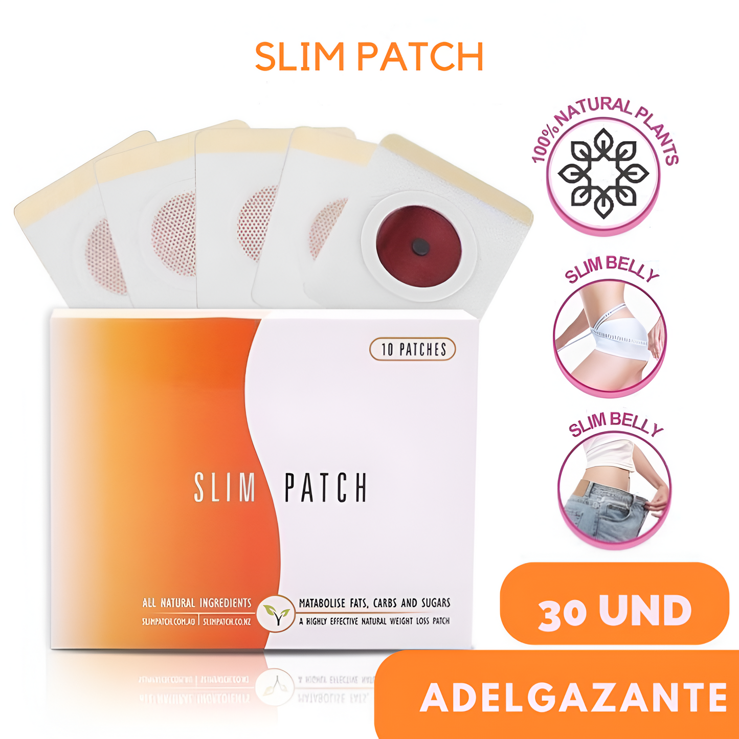 PARCHE ADELGAZANTE X30 uds