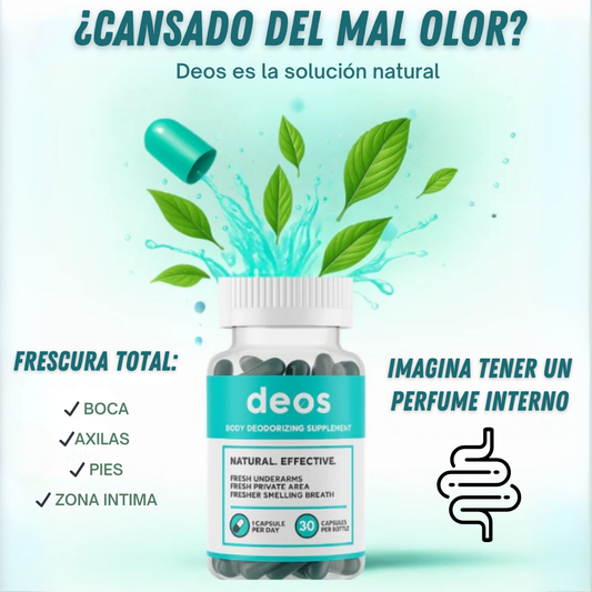 Deos®| Desodorante corporal - Frescura todo el dia