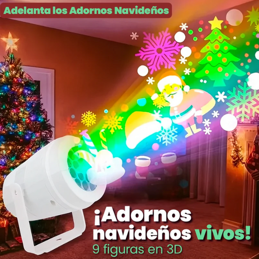 PROYECTOR NAVIDEÑO MULTI DISEÑOS