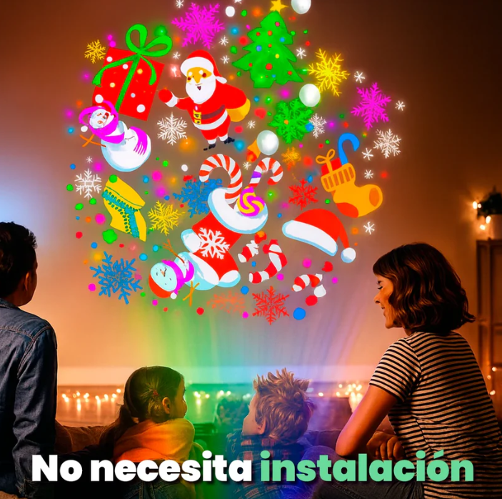 PROYECTOR NAVIDEÑO MULTI DISEÑOS