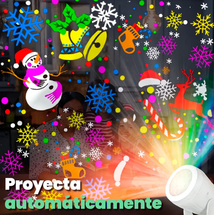 PROYECTOR NAVIDEÑO MULTI DISEÑOS