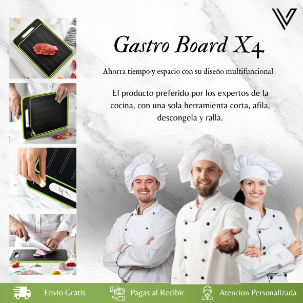 GastroBoard® | Tabla de Cocina 4 en 1
