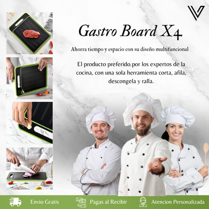 GastroBoard® | Tabla de Cocina 4 en 1