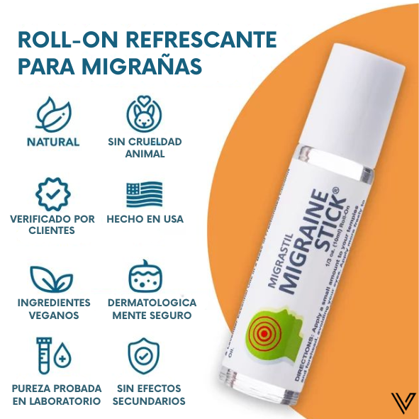MIGRASTIK™ | Roll-on refrescante para migrañas