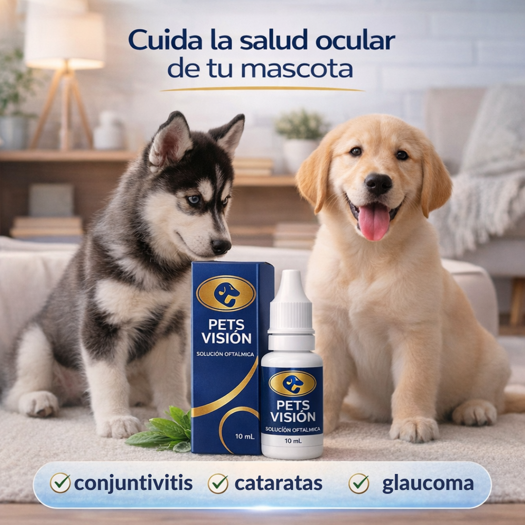Pets Vision - Gotas Oculares para Mascotas
