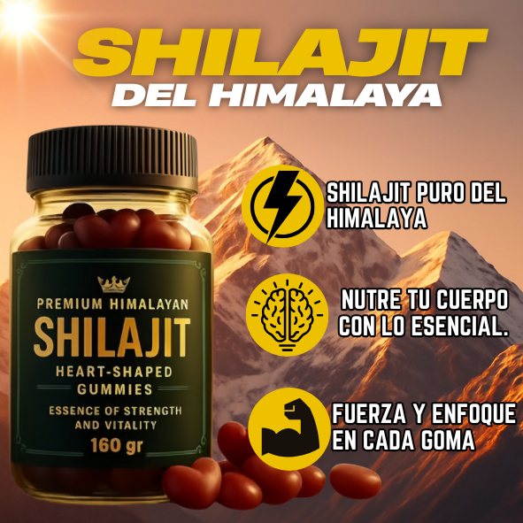GOMAS DE SHILAJIT™ |🏔️ Fuerza Natural - Enfoque Total - Deseo Animal