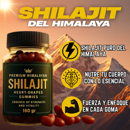 GOMAS DE SHILAJIT™ |🏔️ Fuerza Natural - Enfoque Total - Deseo Animal