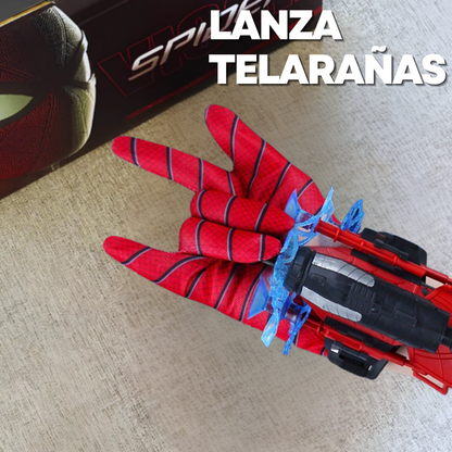 COMBO SPIDER🕷️ MASCARA CON MOVIMIENTO Y LANZA TELARAÑAS🕸️