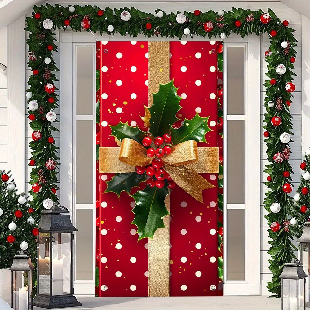 FUNDAS NAVIDEÑAS PARA PUERTA 🎄+(20 DISEÑOS DISPONIBLES)