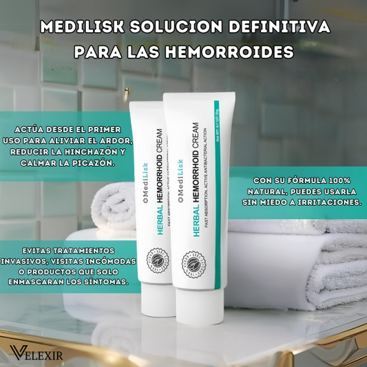 MEDILISK™ | Crema Herbal Para Las Hemorroides 2x1